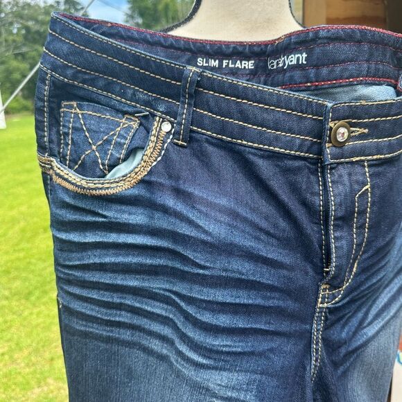 Lane Bryant Slim Flare Women's Blue Jeans - Picture 4 of 5